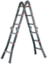 B6 125 (in Black Color) Folding Aluminum Ladder