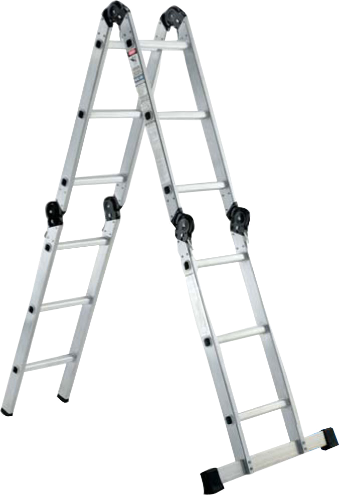 T6-125S (in One Pole series) Folding Aluminum Ladder