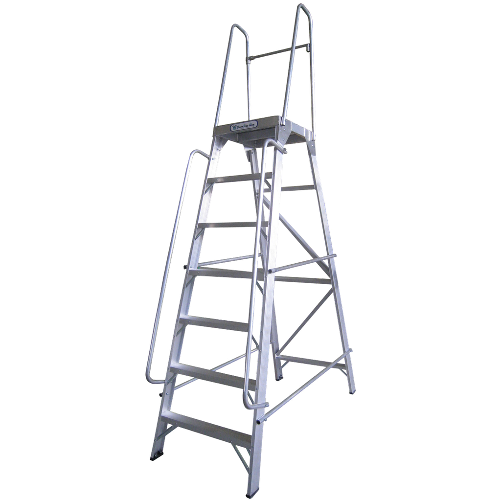 GAES-10 GAES Stepladder with Railing